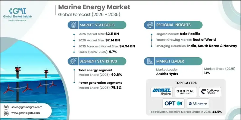 Marine Energy Market - IMG1