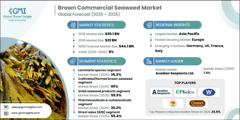 Brown Commercial Seaweed Market - IMG1