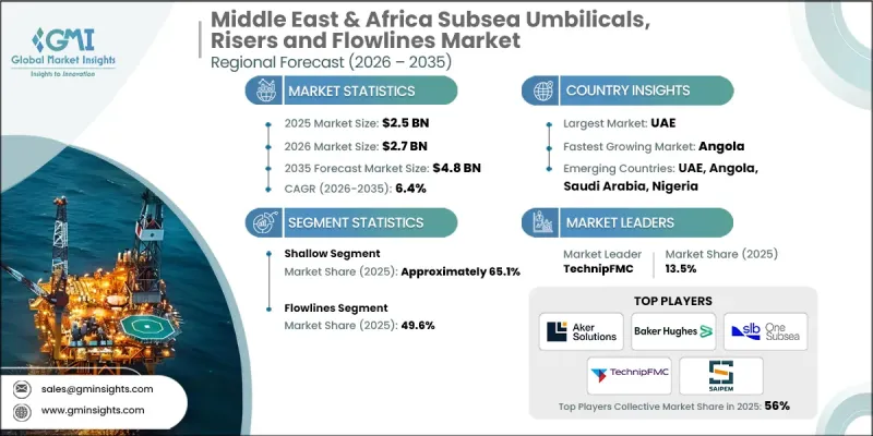 Middle East and Africa Subsea Umbilicals, Risers and Flowlines Market - IMG1