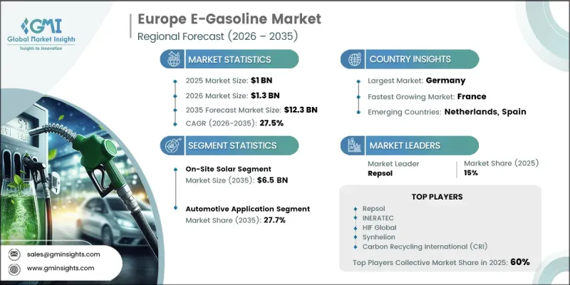 Europe E-Gasoline Market - IMG1