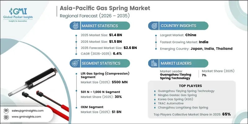 Asia-Pacific Gas Spring Market - IMG1