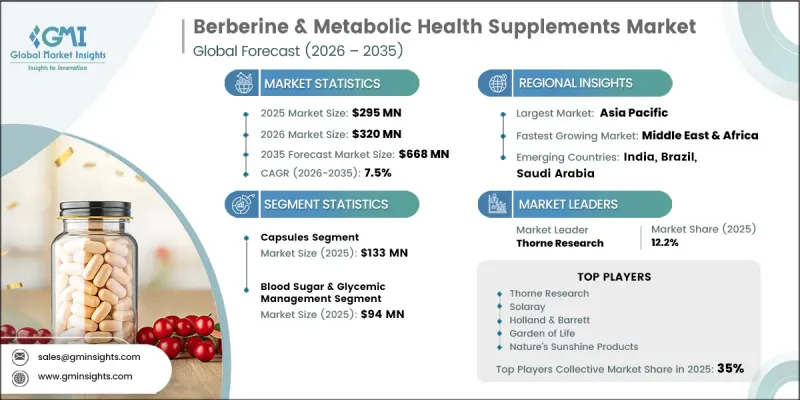 Berberine and Metabolic Health Supplements Market - IMG1