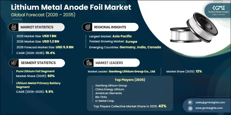 Lithium Metal Anode Foil Market - IMG1