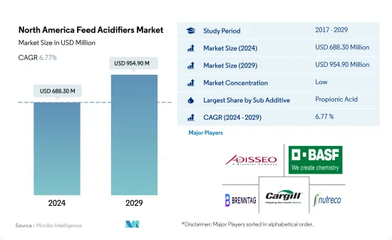 North America Feed Acidifiers - Market