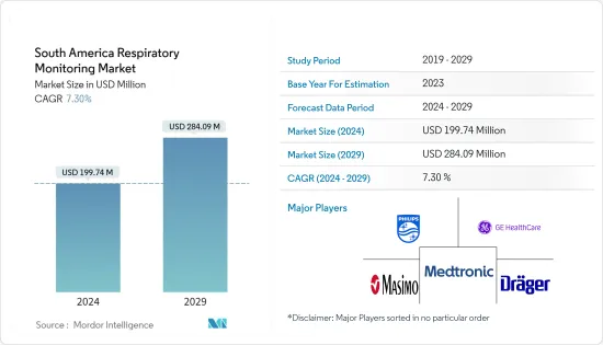 South America Respiratory Monitoring - Market