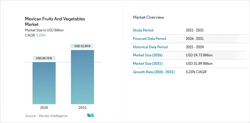 Mexican Fruits And Vegetables - Market - IMG1