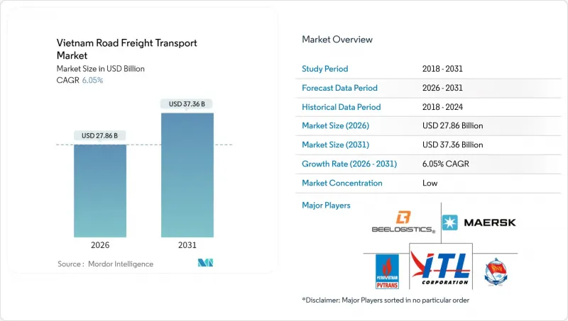 Vietnam Road Freight Transport - Market - IMG1