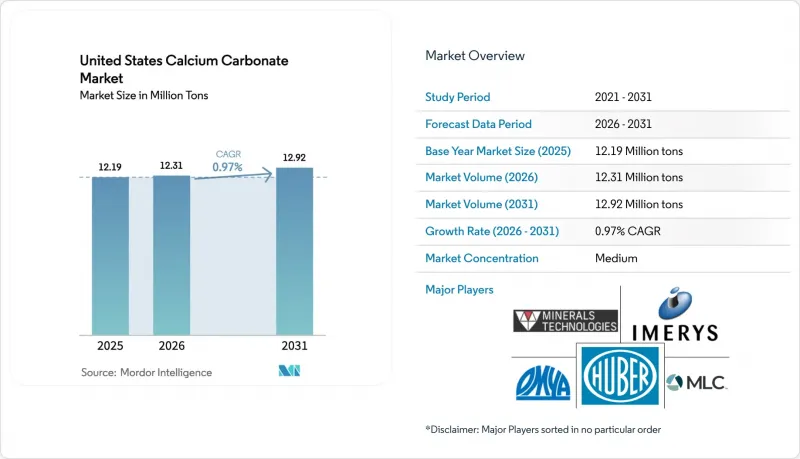 United States Calcium Carbonate - Market - IMG1