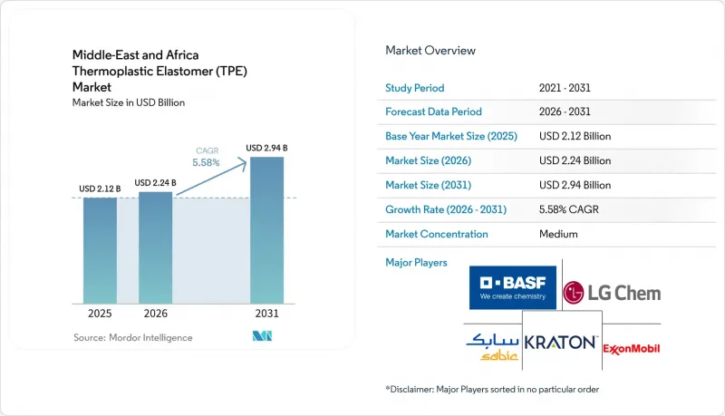 Middle-East And Africa Thermoplastic Elastomer (TPE) - Market - IMG1