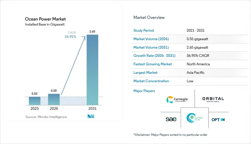 Ocean Power - Market - IMG1