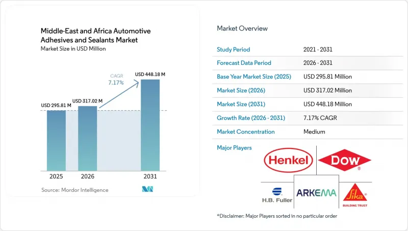 Middle-East And Africa Automotive Adhesives And Sealants - Market - IMG1