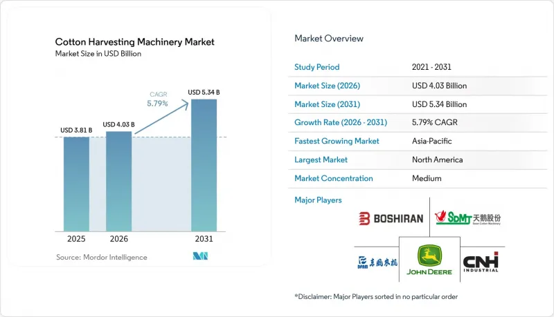 Cotton Harvesting Machinery - Market - IMG1