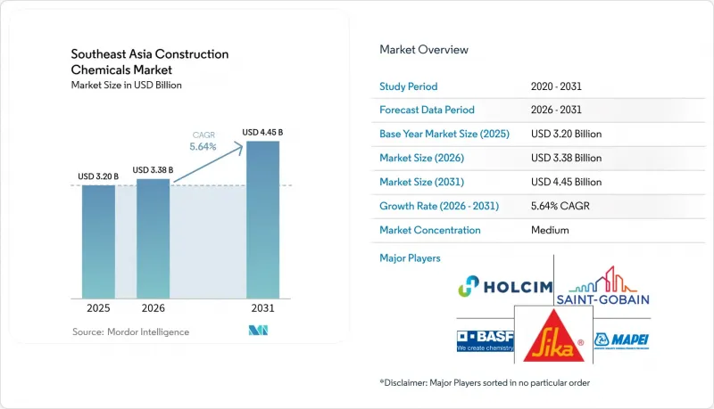 Southeast Asia Construction Chemicals - Market - IMG1