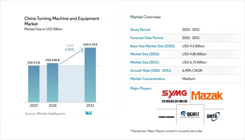China Turning Machine and Equipment - Market - IMG1