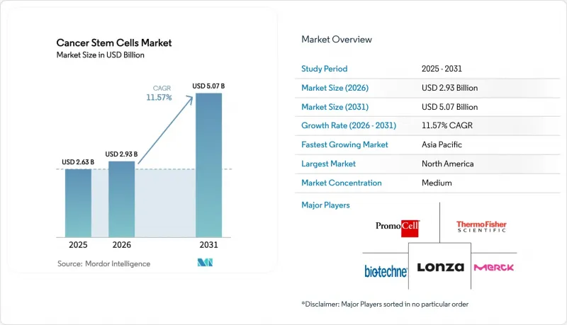 Cancer Stem Cells - Market - IMG1