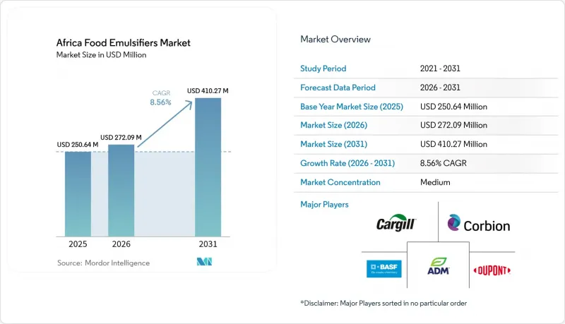 Africa Food Emulsifiers - Market - IMG1