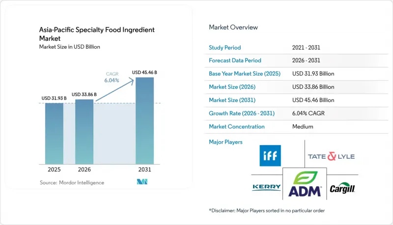 Asia-Pacific Specialty Food Ingredient - Market - IMG1
