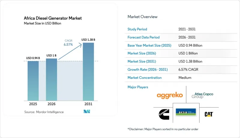 Africa Diesel Generator - Market - IMG1