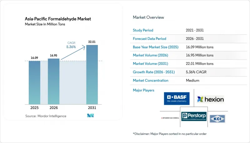 Asia-Pacific Formaldehyde - Market - IMG1