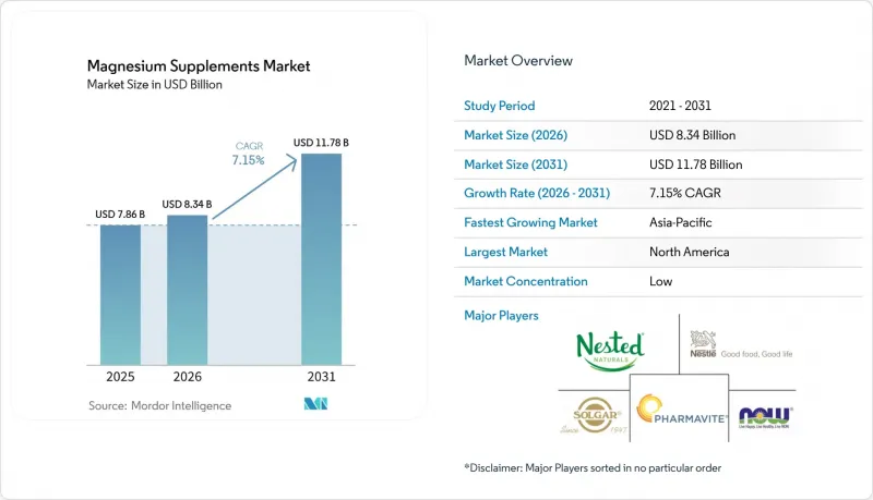 Magnesium Supplements - Market - IMG1
