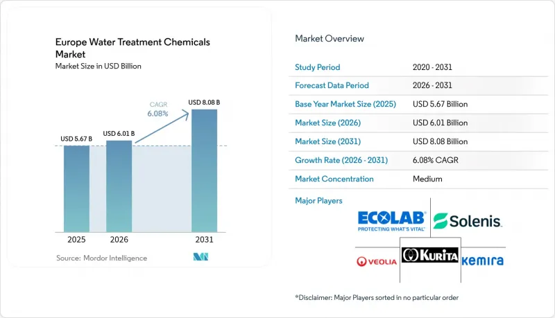Europe Water Treatment Chemicals - Market - IMG1