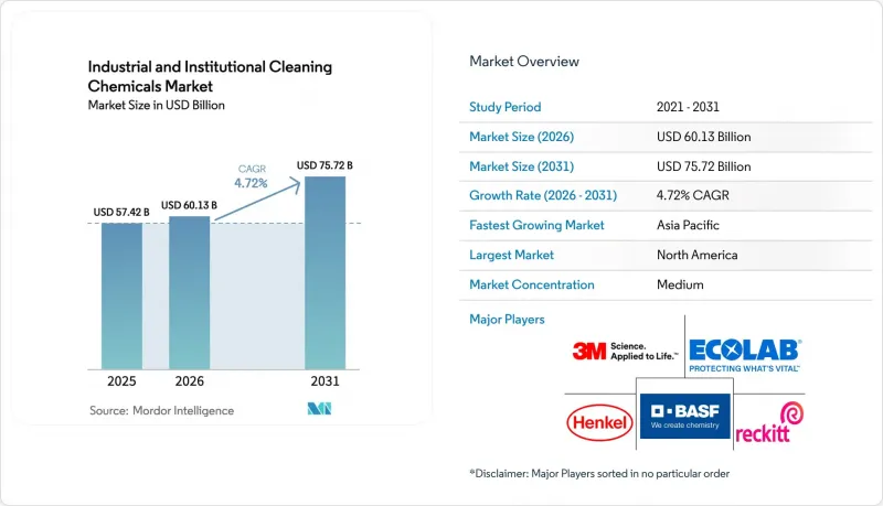 Industrial And Institutional Cleaning Chemicals - Market - IMG1