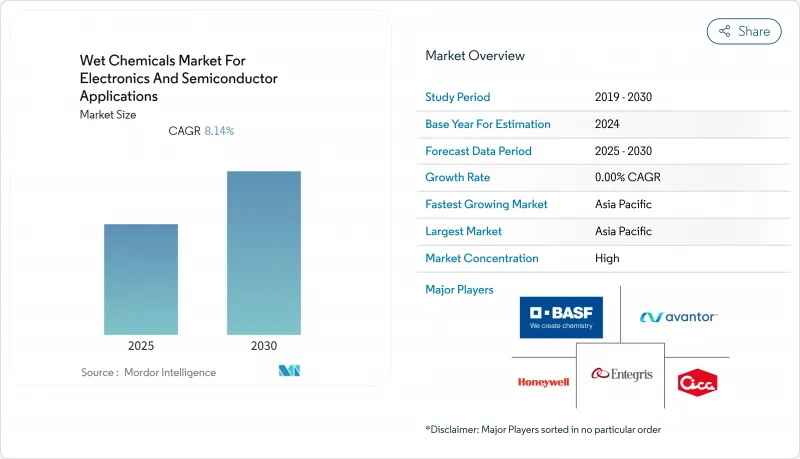 Wet Chemicals For Electronics and Semiconductor Applications - Market - IMG1