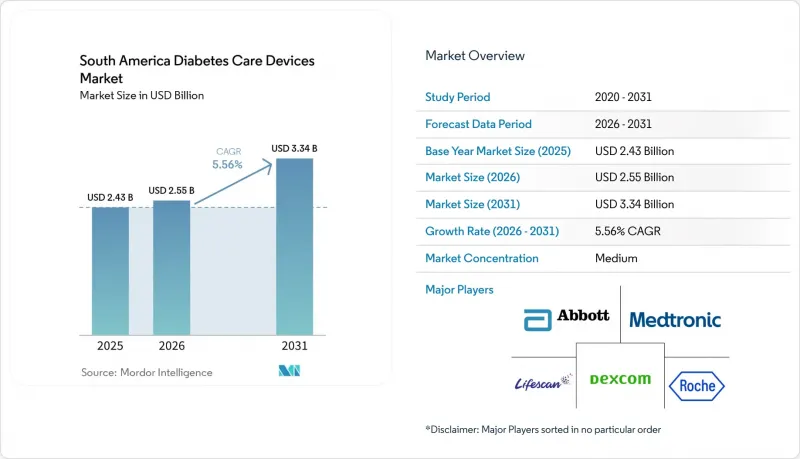 South America Diabetes Care Devices - Market - IMG1