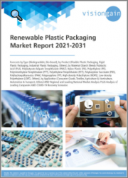 Renewable Plastic Packaging Market Report 2021-2031: Forecasts by Type (Biodegradable, Bio-Based), by Product, by Material, by Application, Regional & Leading National Market Analysis, Leading Companies, COVID-19 Recovery Scenarios