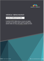 Medical Tubing Market by Material (Plastics, Rubbers, Specialty Polymers), Application (Bulk Disposable Tubing, Catheters & Cannulas, Drug Delivery Systems, and Special Applications), Structure, and Region - Global Forecast to 2026