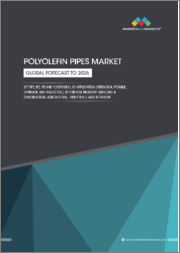 Polyolefin Pipes Market by Type (PE, PP, Plastomer), Application (Irrigation, Potable & Plumbing, Wastewater Drainage, Power & Communication, Industrial), End-use Industry (Building & Construction, Agriculture), and Region - Global Forecast to 2026