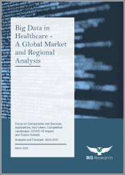 Big Data in Healthcare - A Global Market and Regional Analysis: Focus on Components and Services, Applications, End Users, Competitive Landscape, COVID-19 Impact, and Future Outlook - Analysis and Forecast, 2022-2031