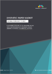Synthetic Paper Market by Raw Material (BOPP, HDPE, PET, and PVC), Application (Printing, Labels & Tags, Packaging), End-use Industry (Industrial, Institutional, and Commercial/Retail) and Geography - Global Forecast to 2027