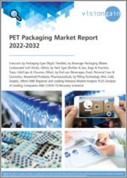 PET Packaging Market Report 2022-2032: Forecasts by Packaging Type (Rigid, Flexible), by Beverage Packaging, by Pack Type, by End-use, by Filling Technology, Regional & Leading National Market Analysis, Leading Companies, and COVID-19 Recovery Scenarios