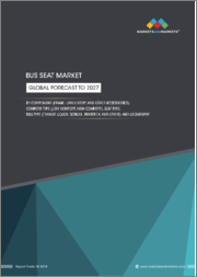 Bus Seat Market with COVID-19 Impact Analysis, by Component, Comfort Type (High comfort, Low Comfort), Seat type (Regular passenger Seat, Recliner Seat, Folding Seat, Driver Seat, Integrated Child Seat), Bus Type and Region - Global Forecast to 2027