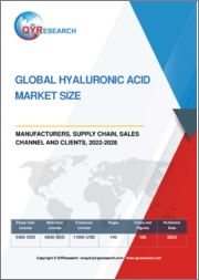 Global Hyaluronic Acid Market Size, Manufacturers, Supply Chain, Sales Channel and Clients, 2022-2028