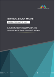 Terminal Block Market by Type (Barriers or Barrier Strips, Sectional Terminal Blocks, PCB Mount Terminal Blocks, Power Terminal Blocks), Industry (HVAC Systems, Industrial Controls, Process Control Instruments) - Global Forecast to 2027