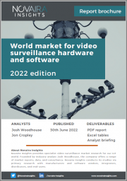 World Market for Video Surveillance Hardware and Software 2022