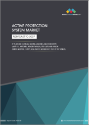Active Protection System Market by End User (Defense, Homeland Security), Platform (Ground, Marine, Airborne), Kill System Type (Soft Kill System, Hard Kill System, Reactive Armor) and Region (North America, Europe, APAC, RoW) - Global Forecast -2027