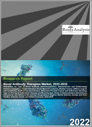 Novel Antibody Therapies Market: Distribution by Type of Novel Antibody, Target Indication, Type of Therapy, Route of Administration, and Key Geographical Regions : Industry Trends and Global Forecasts, 2022-2035