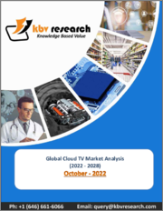 Global Cloud TV Market Size, Share & Industry Trends Analysis Report By Deployment Type, By Organization Size, Device Type (Mobile Phones & Connected TVs and STBs), By Vertical, By Regional Outlook and Forecast, 2022 - 2028