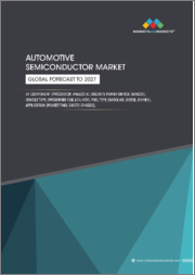 Automotive Semiconductor Market by Component (Processor, Analog IC, Discrete power device, Sensor), Vehicle Type (Passenger Car, LCV, HCV), Fuel Type (Gasoline, Diesel, EV/HEV), Application (Powertrain, Safety, Chassis) - Global Forecast to 2027