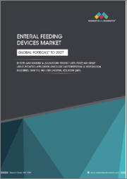 Enteral Feeding Devices Market by Type (Feeding Tube, Feeding Pump, Giving Set), Age Group, Application, End User - Global Forecast to 2027