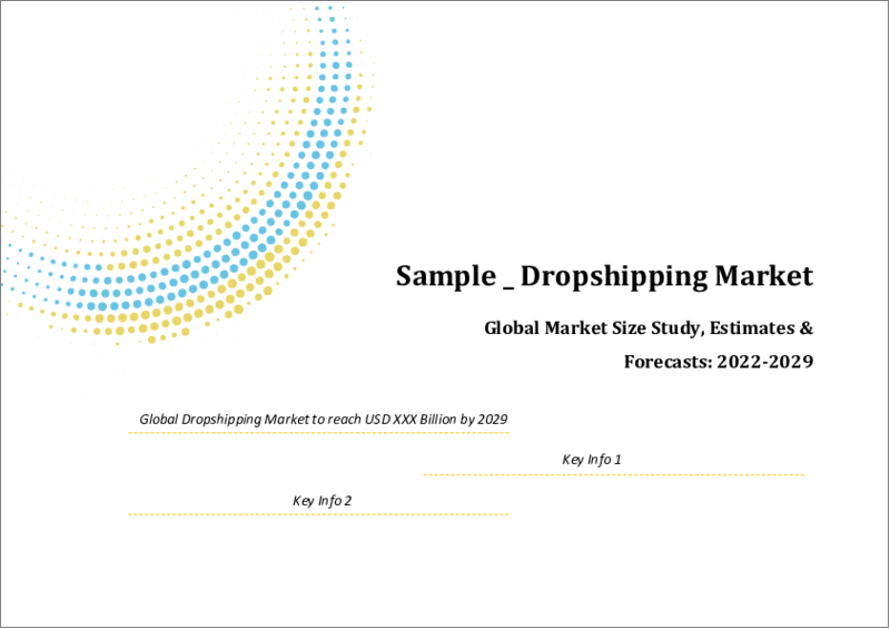 Global Dropshipping Market Size study & Forecast, by Product (Toys, Hobby & DIY, Furniture & Appliances, Food & Personal Care, Electronics & Media, Fashion) and Regional Analysis, 2022-2029