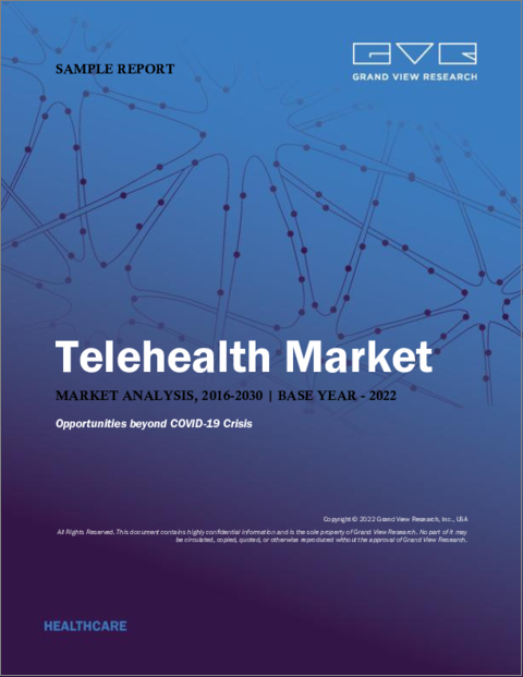Telehealth Market Size, Share & Trends Analysis Report By Product Type (Software, Services), By Delivery Mode (Cloud-based, Web-based), By End-use (Payers, Patients), By Disease Area, By Region, And Segment Forecasts, 2023 - 2030