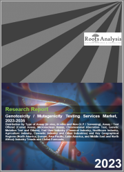 Genotoxicity Testing and Mutagenicity Testing Services Market: Distribution by Type of Assay, Assay / Test Offered, End User Industry and Key Geographical Regions : Industry Trends and Global Forecasts, 2023-2035
