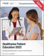 Healthwise Patient Educational: Emerging Solutions Spotlight 2023
