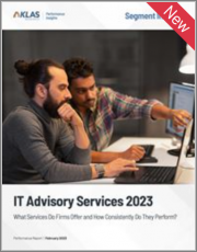 IT Advisory Services 2023: What Services Do Firms Offer and How Consistently Do They Perform?