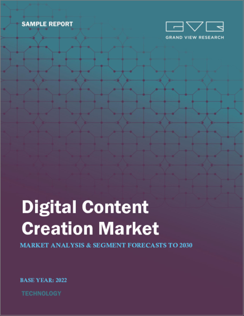 Digital Content Creation Market Size, Share & Trends Analysis Report By Component, By Content Format (Textual, Graphical, Video, Audio), By Deployment, By Enterprise Size, By End-user, By Region, And Segment Forecasts, 2023 - 2030