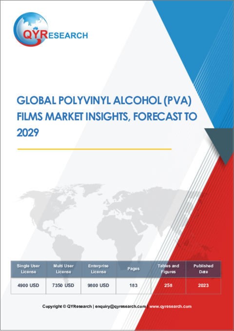 Global Polyvinyl Alcohol (PVA) Films Market Insights, Forecast to 2029